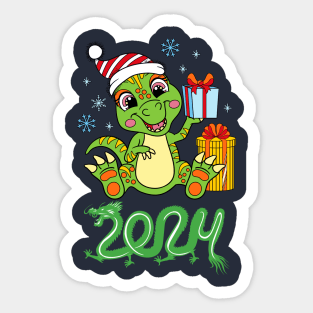 Funny dragon. 2024 Sticker